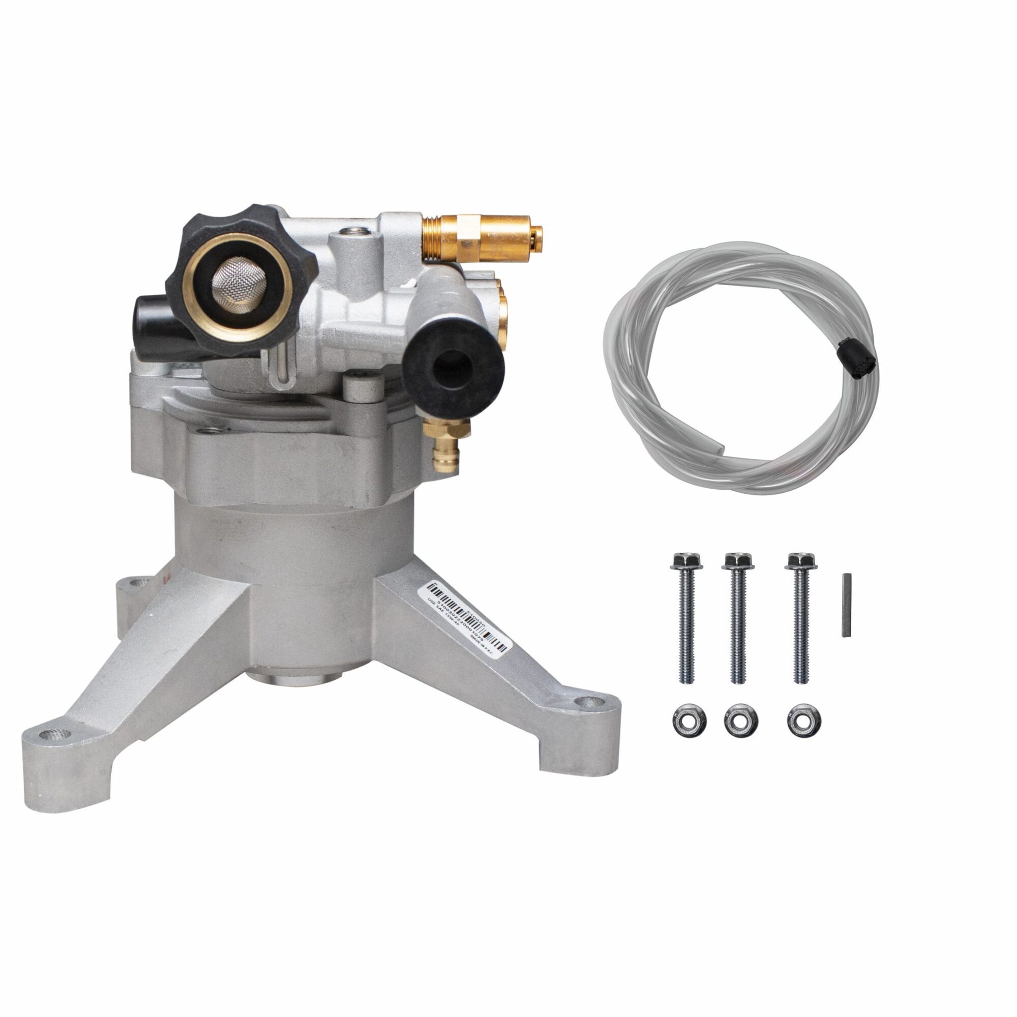 OEM Technologies Axial Cam Pump Kit, 3100 PSI, 2.4 GPM, 7/8'' Vertical Shaft Replacement Pump for Gas Pressure Washers
